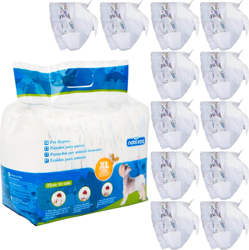 Finissez-en avec les fuites canines : Couche Pampers Pro Dog XL 12 pcs