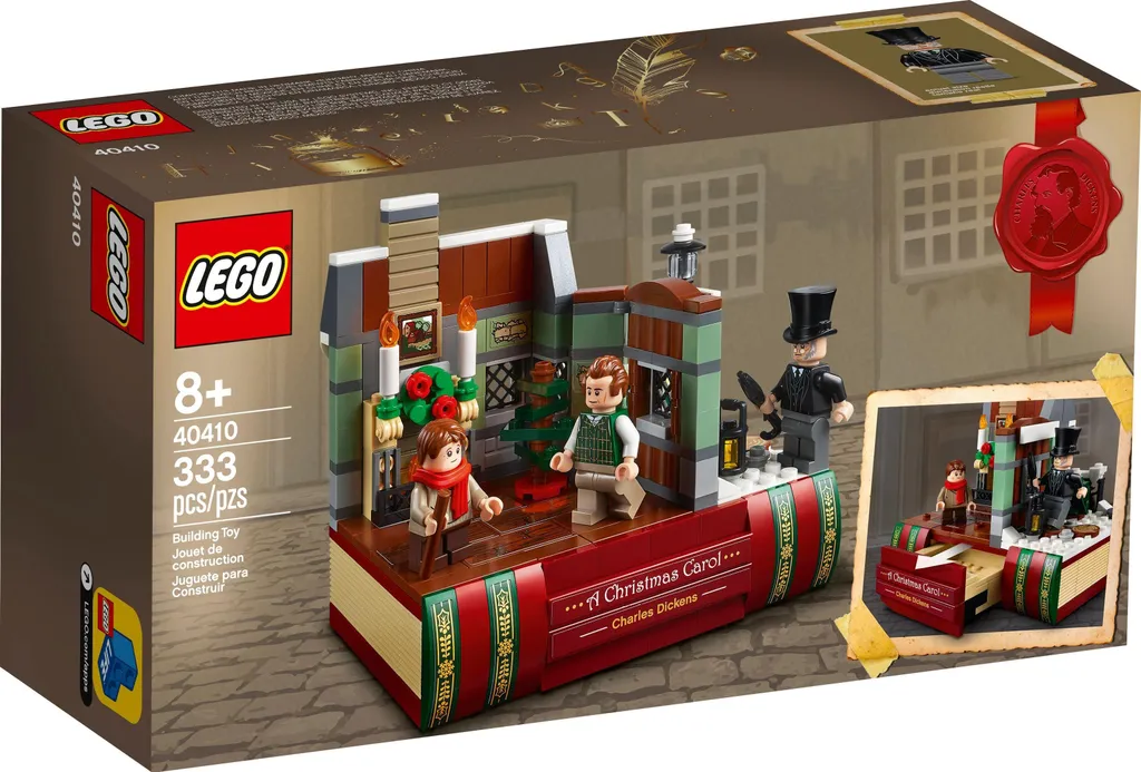 LEGO 40410 Hommage à Charles Dickens Set Noël exclusif avec figurines