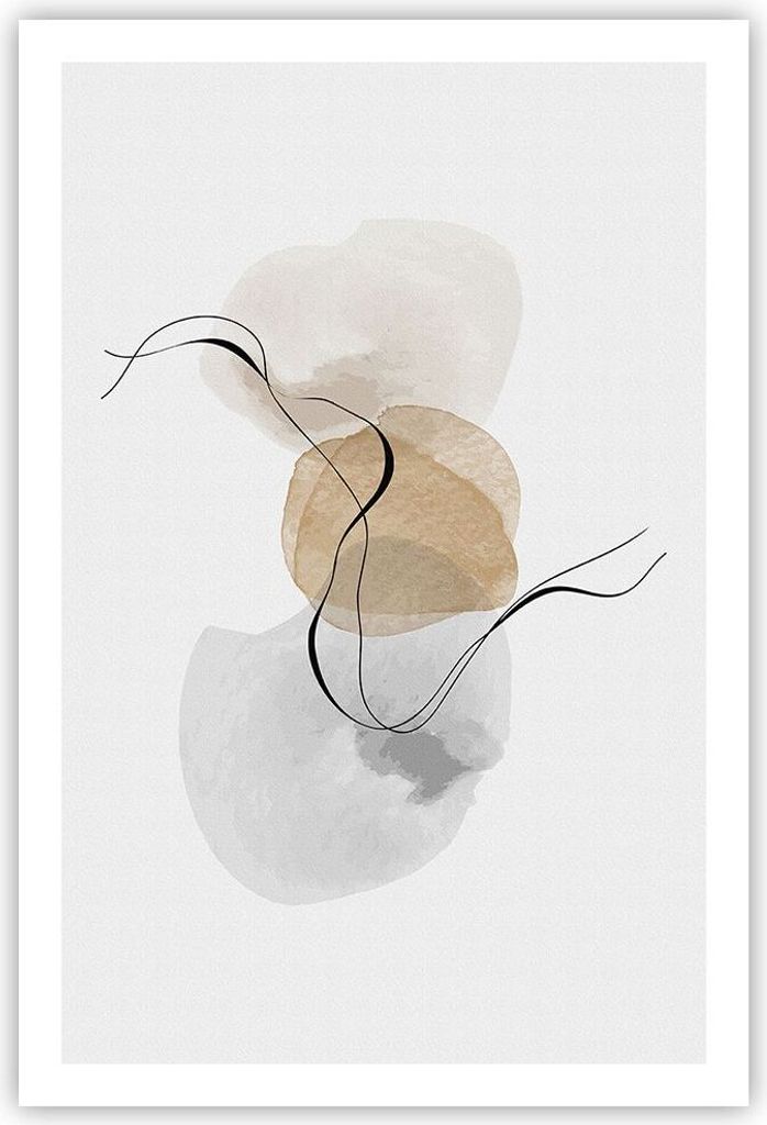 Poster - Poster ohne Rahmen - Abstrakt minimalistisch Produktbild 