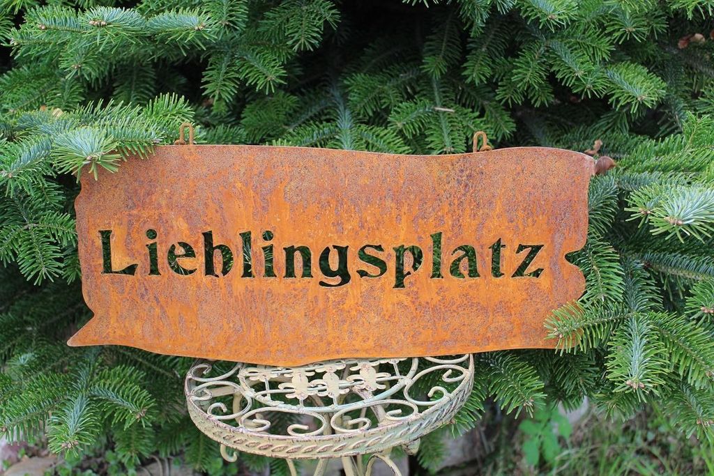 Rostschild Lieblingsplatz groß