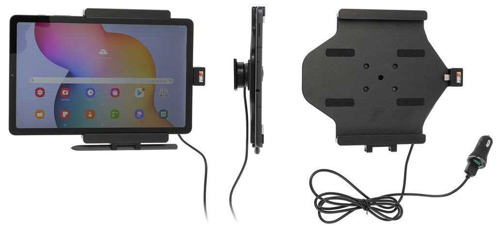 Brodit Gerätehalter 721211 mit Ladefunktion - für Tablets - Samsung Galaxy Tab S6 Lite SM-P610/SM-P615