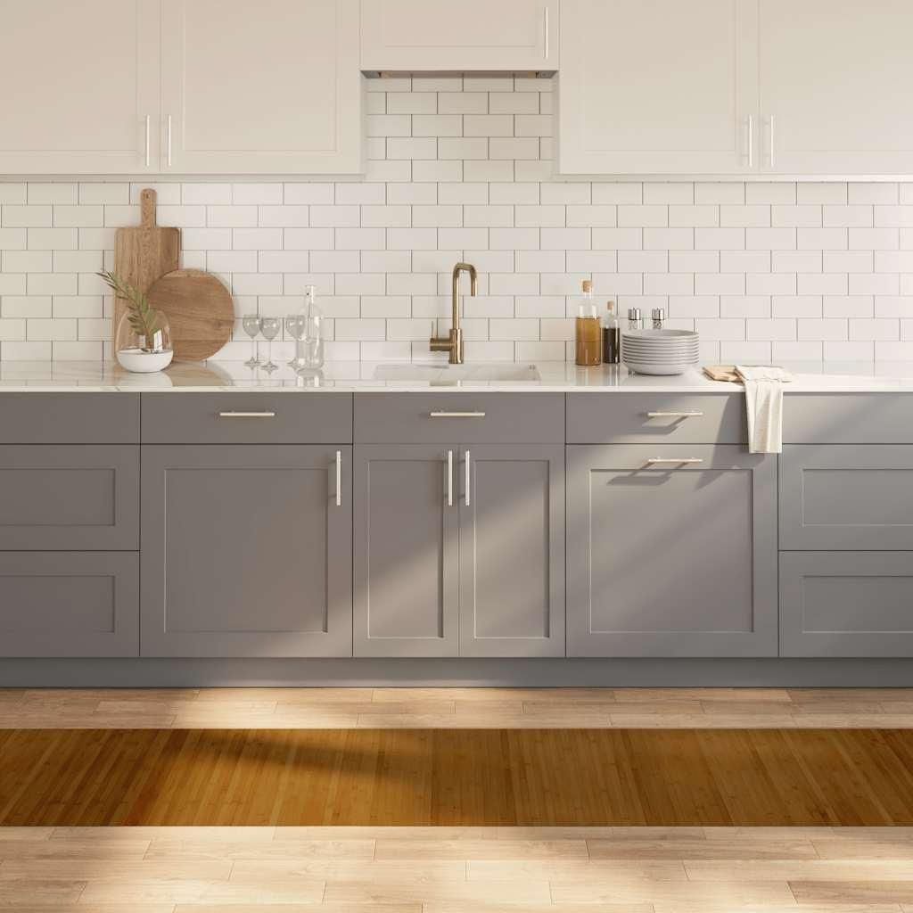 vidaXL Teppich Rechteckig Braun 60x400 cm Bambus