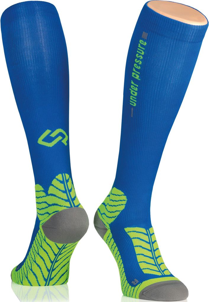 Under Pressure Runattack Sport Kompressionssocken 35-38 (Wade: 28-38cm) Dunkelblau