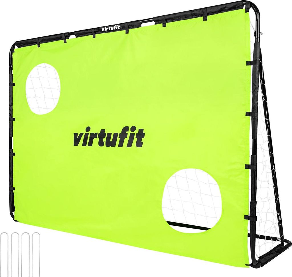 VirtuFit Fußballtor mit Zielwand 215 x 150 cm Produktbild 