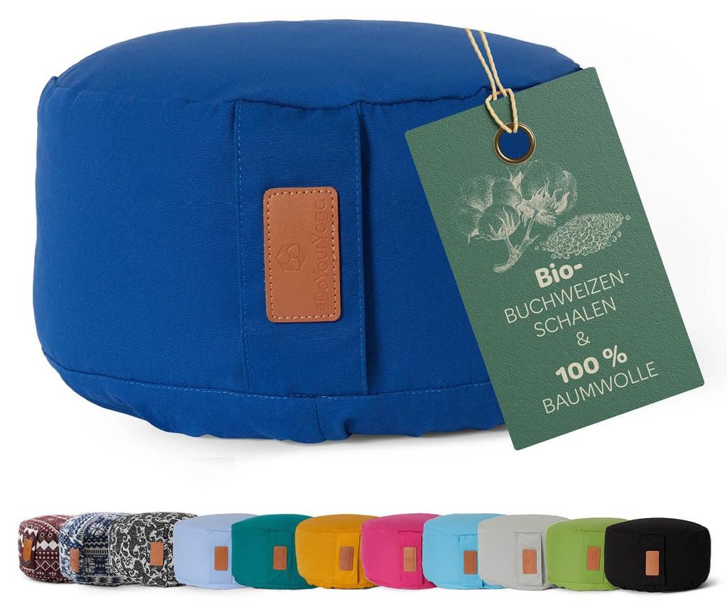 #DoYourYoga rundes Yogabolster - waschbarer Bezug, Produktbild 