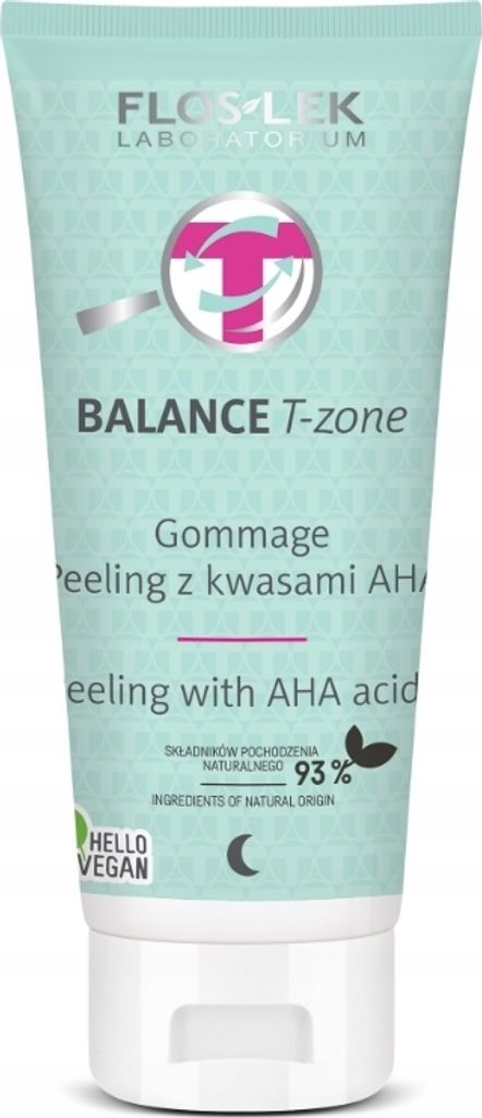 FLOSLEK Balance T-Zone Gommage Peeling mit AHA-Säuren 125ml