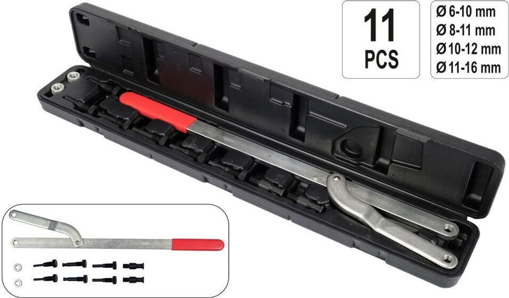 YATO Universal Riemenscheibe- & Lüfterkupplung-Halter Satz