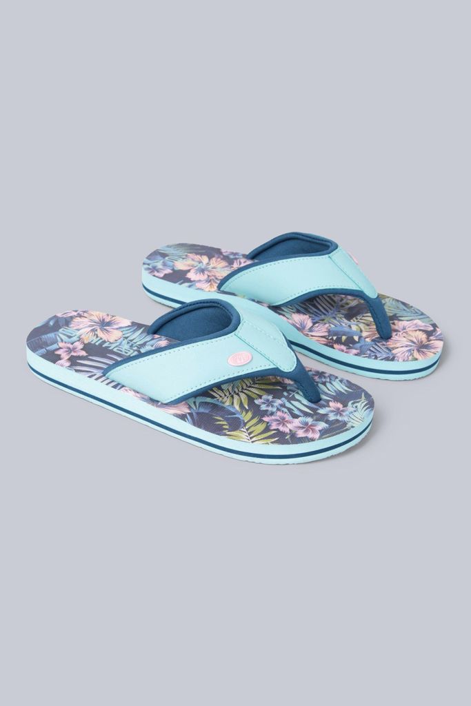 Animal - Kinder Flipflops "Swish", recyceltes Material MW1327 (18 EU) (Minzgrün)