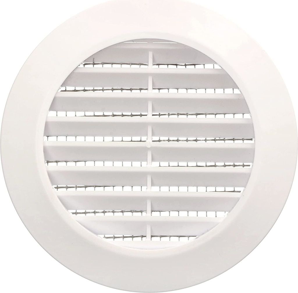 KOTARBAU® Lüftungsgitter Weiß Rund Durchmesser 70 mm mit Produktbild 