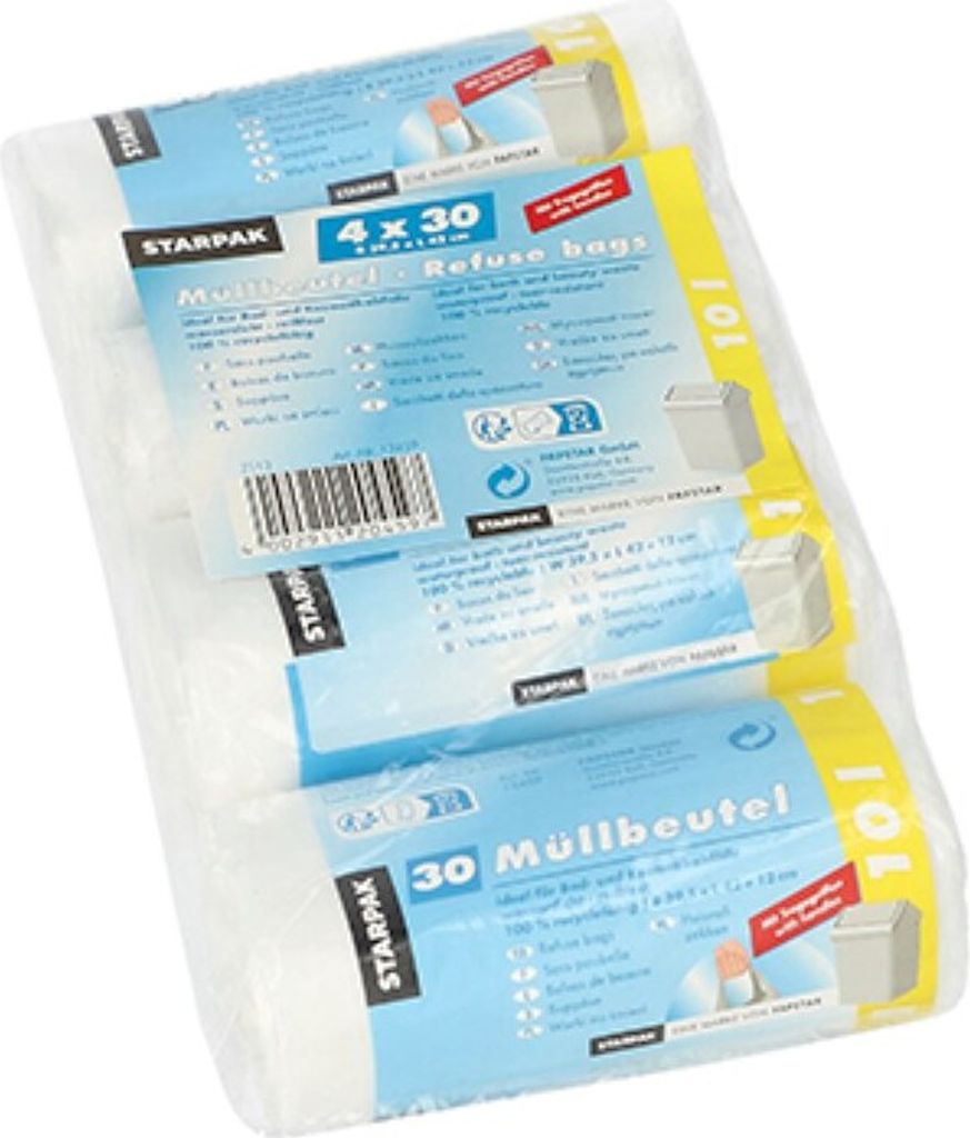 Papstar 12459, 10 l, Transparent, Hart-Polyethylen (HDPE), Produktbild 