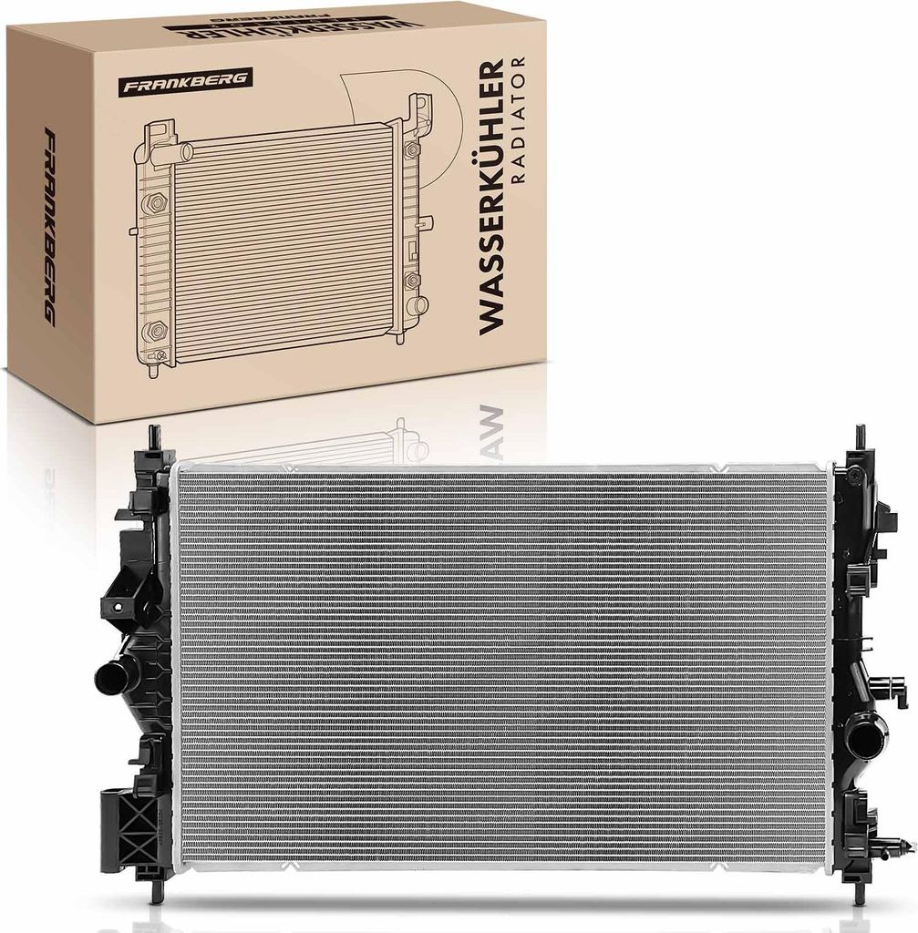 Frankberg 1x Kühler Wasserkühler Motorkühler für Chevrolet Cruze Opel Astra J