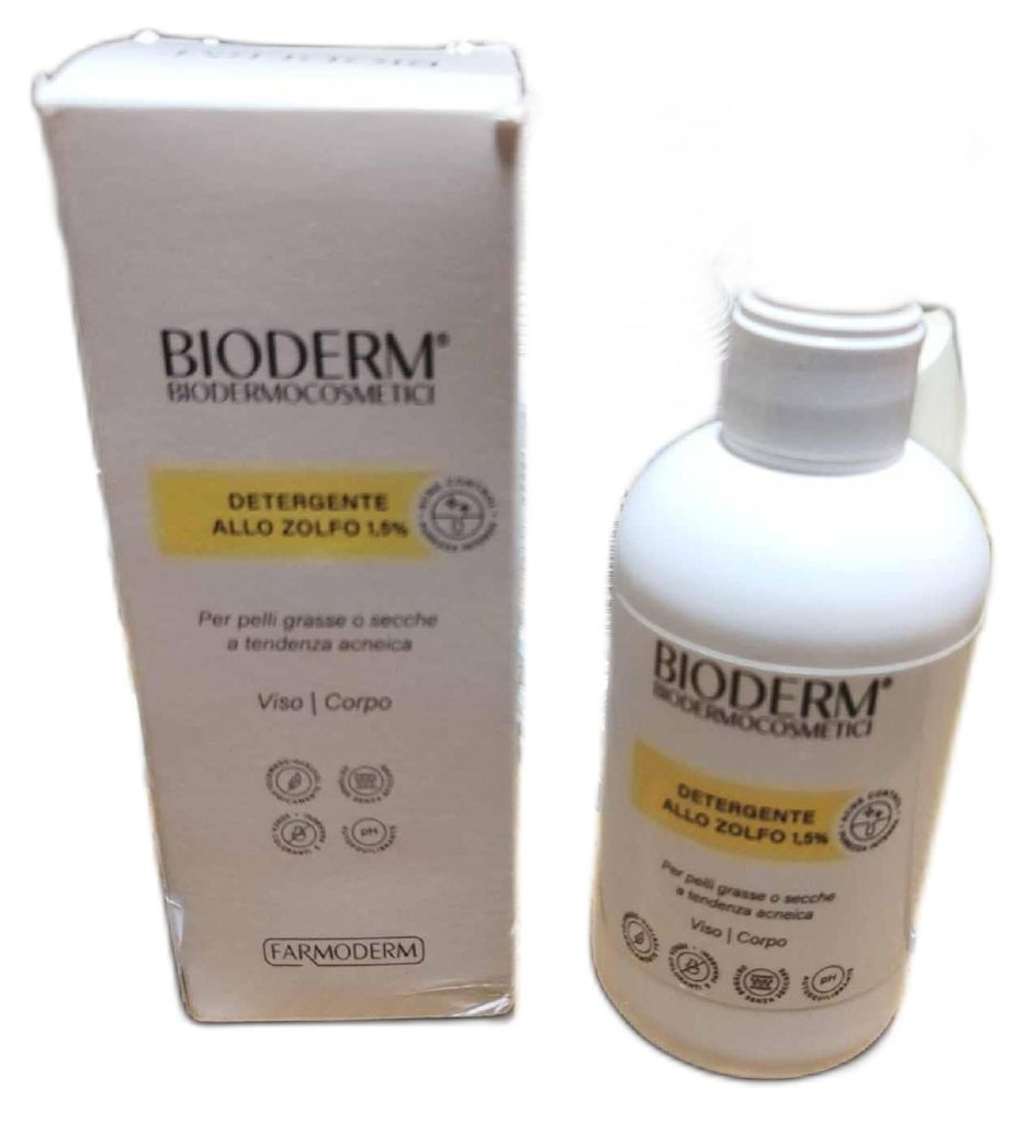 Bioderm S Schwefelhaltiges Reinigungsmittel für fettige Produktbild 