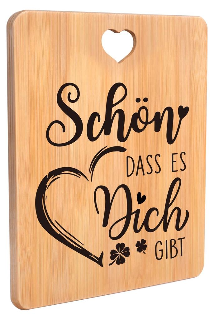 Geschenkideen für Frauen – Bambus-Schneidebrett, Geburtstagsgeschenk für Frauen und Männer, Dankeschön-Geschenk für die Freundin, zum Geburt...