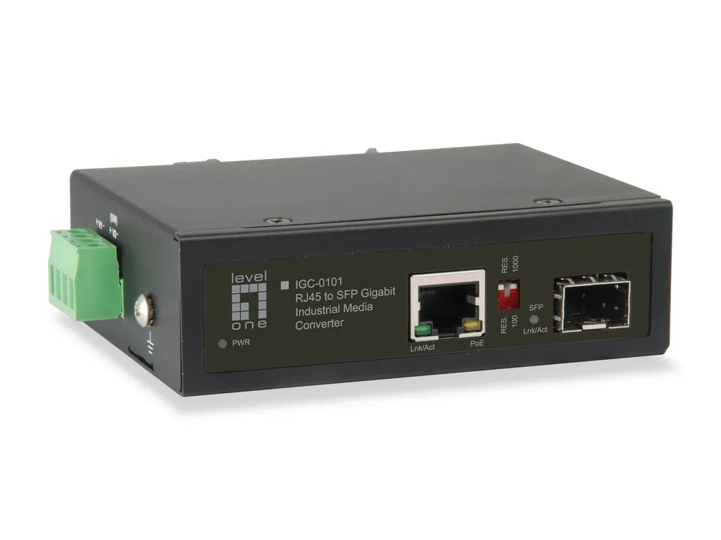 Convertisseur de média RJ45 vers SFP LevelOne IGC-0101 Gigabit Ethernet