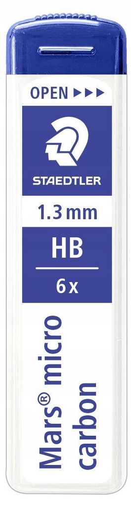 STAEDTLER® 250 13-HB Mine fine Mars micro 1,3 mm HB 6 Image du produit 