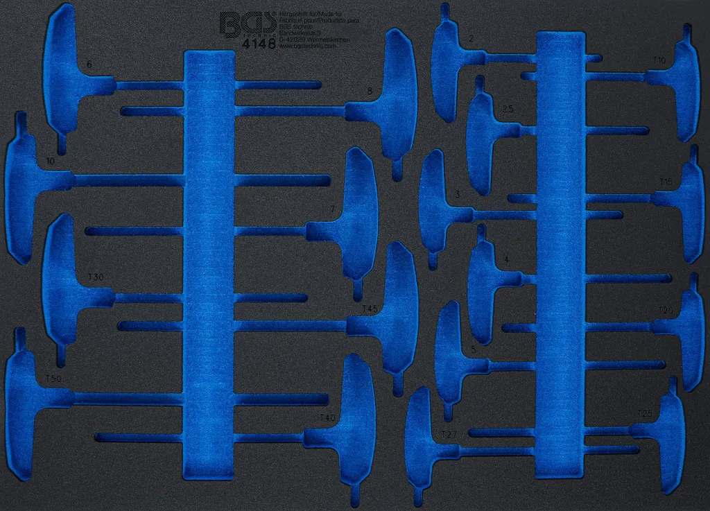 Inserto per Carrello BGS 4148-1 Vuoto - Ordine e Pulizia in Officina