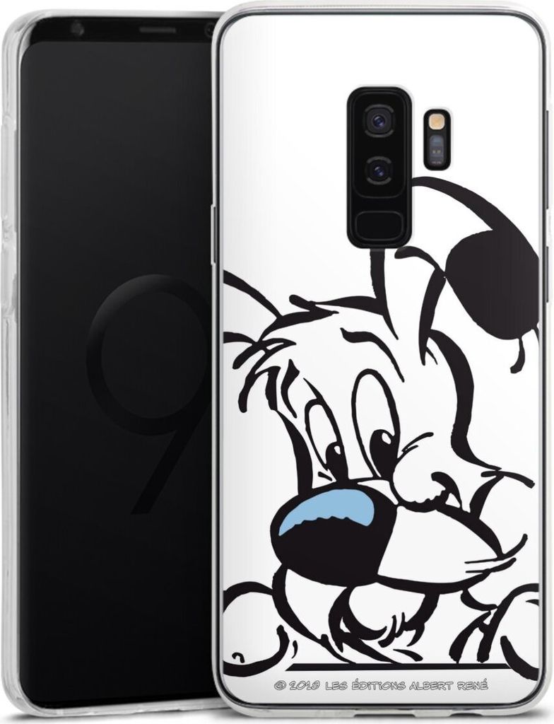 DeinDesign Handyhülle für Samsung Galaxy S9 Plus Duos Silikon Hülle Case Smartphone Schutzhülle Comic Idefix Offizielles Lizenzprodukt