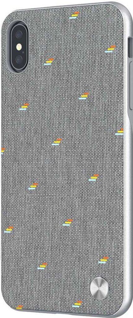 Moshi Vesta Iphone Xs Max Silicone Handyhülle Grau Grau One Size