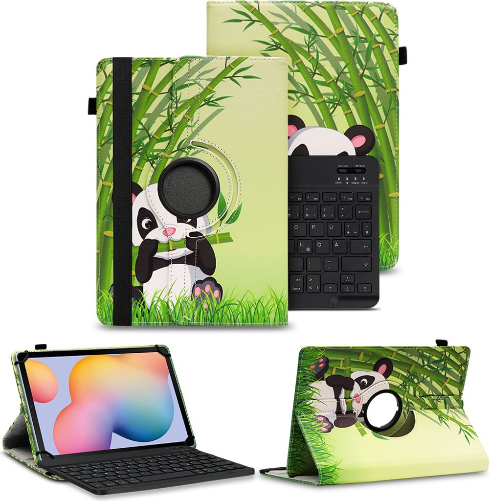 Schutzhülle für Samsung Galaxy Tab A11 Plus Hülle Tasche Bluetooth Tastatur CaseFarben:Motiv 11