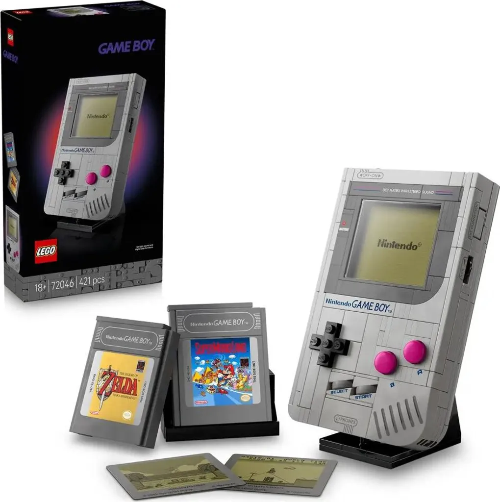 Décoration Bureau Geek : Console LEGO 72046 Game Boy à Construire
