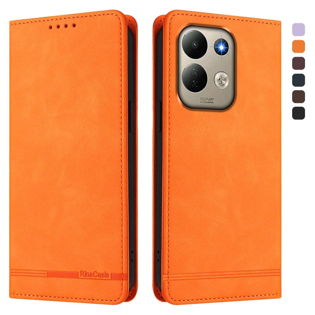 Hülle für Xiaomi Redmi 17 4G/5G, Retro Kunstleder Ständer Produktbild 
