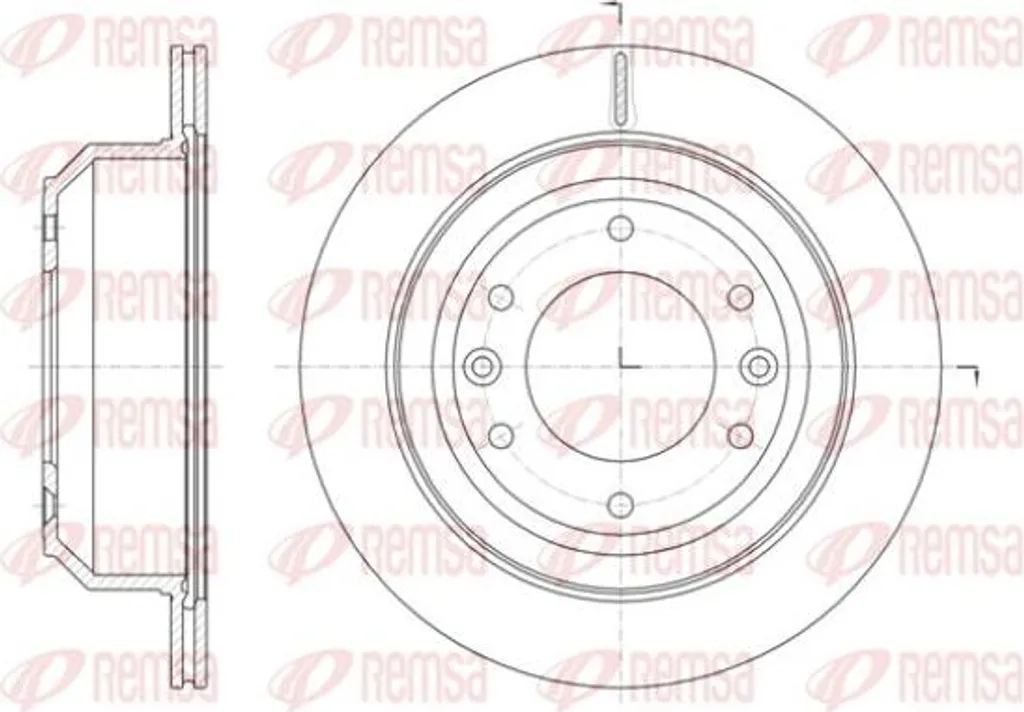 Disque de frein pour Hyundai H-1 Van et Travel - Remplacement 61397.10