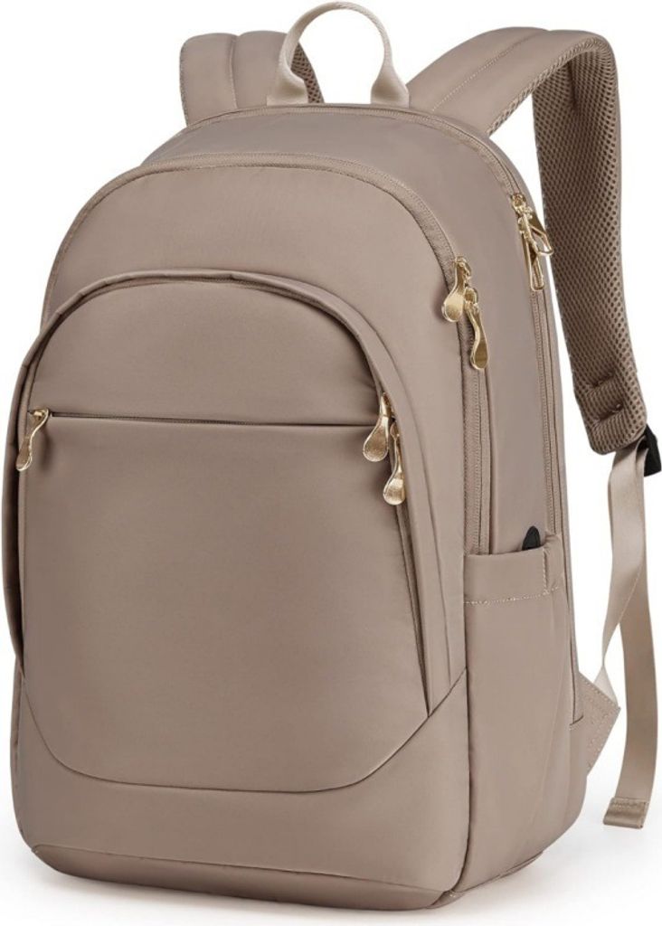 INF Großer Business-Rucksack für Herren, Laptop-Rucksack Braun