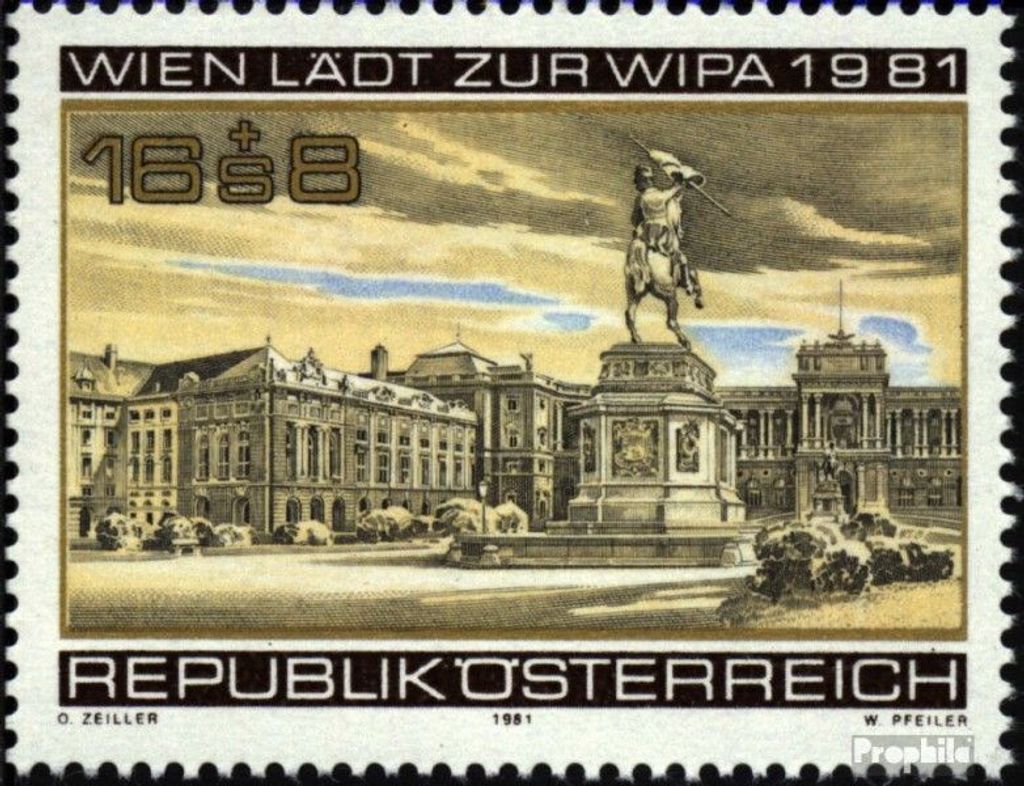 Briefmarken Österreich 1981 Mi 1665 (kompl.Ausg.) gestempelt WIPA Blarken