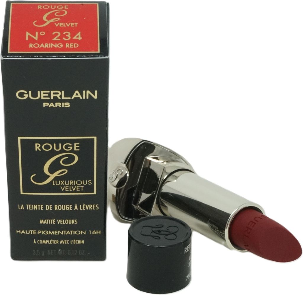 Guerlain Rouge G Luxurious Velvet Matte Lipstick Shade Lippenstift 3,5g No 234 Roaring Red