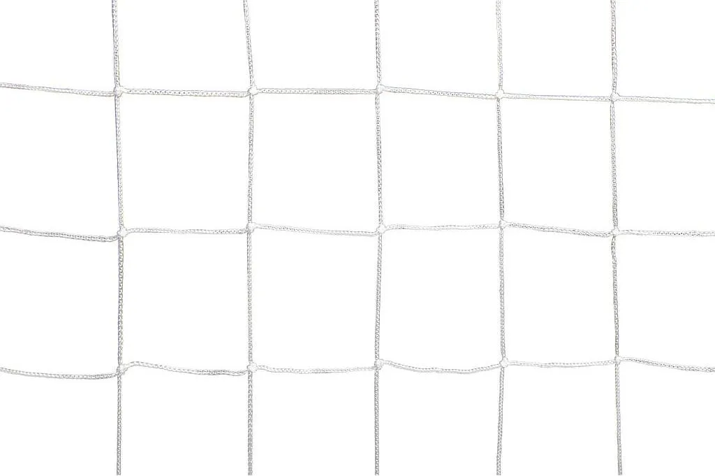 Filet de foot Precision en polyester blanc pour but acier résistant