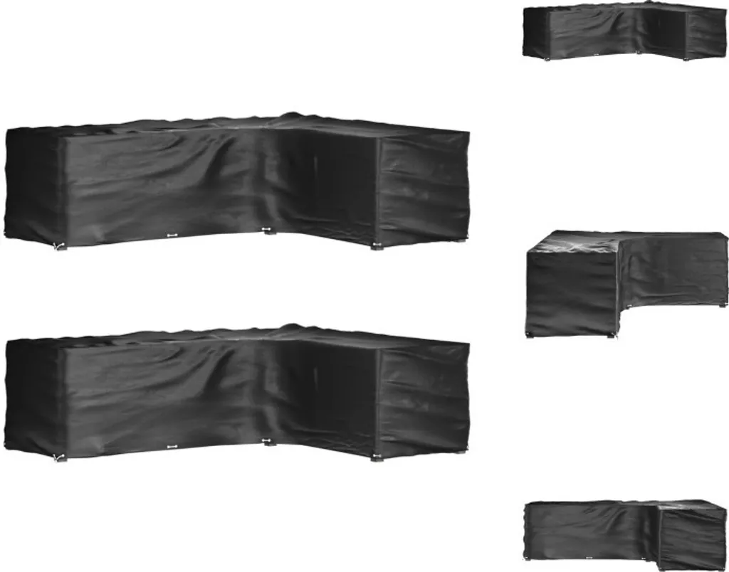 vidaXL Set 2 Coperture Protettive Mobili Giardino L 285x220x80cm