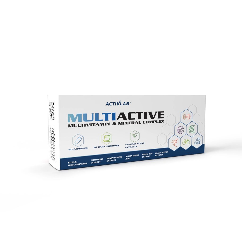 Activlab MultiActive – Vitamin- und Mineralstoff-Mix | 60 Kapseln | Für Deine Tägliche Energie