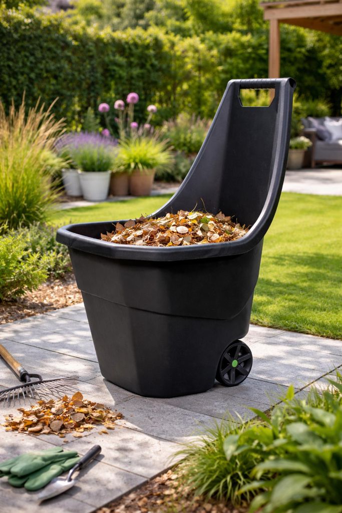 55 Liter Gartenkarre Schubkarre Handwagen Gartentrolley Produktbild 