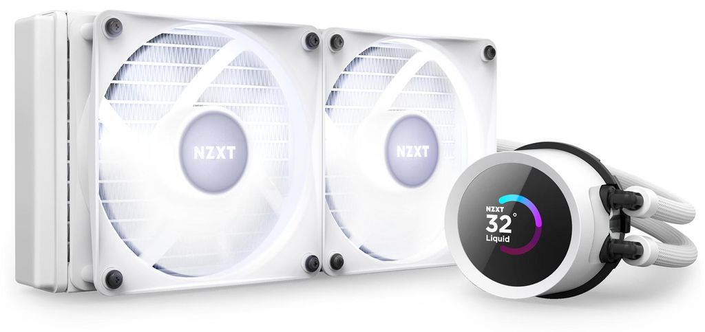 NZXT Kraken 240 RGB - Prozessor-Flüssigkeitskühlsystem - (für: AM4, TR4, sTRX4, LGA1200, LGA1700, AM5, LGA115x Socket)