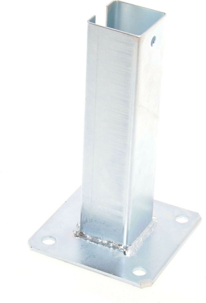 Aqbau® Pfostenträger für Zaunpfosten 50x50 zum aufschrauben Produktbild 5
