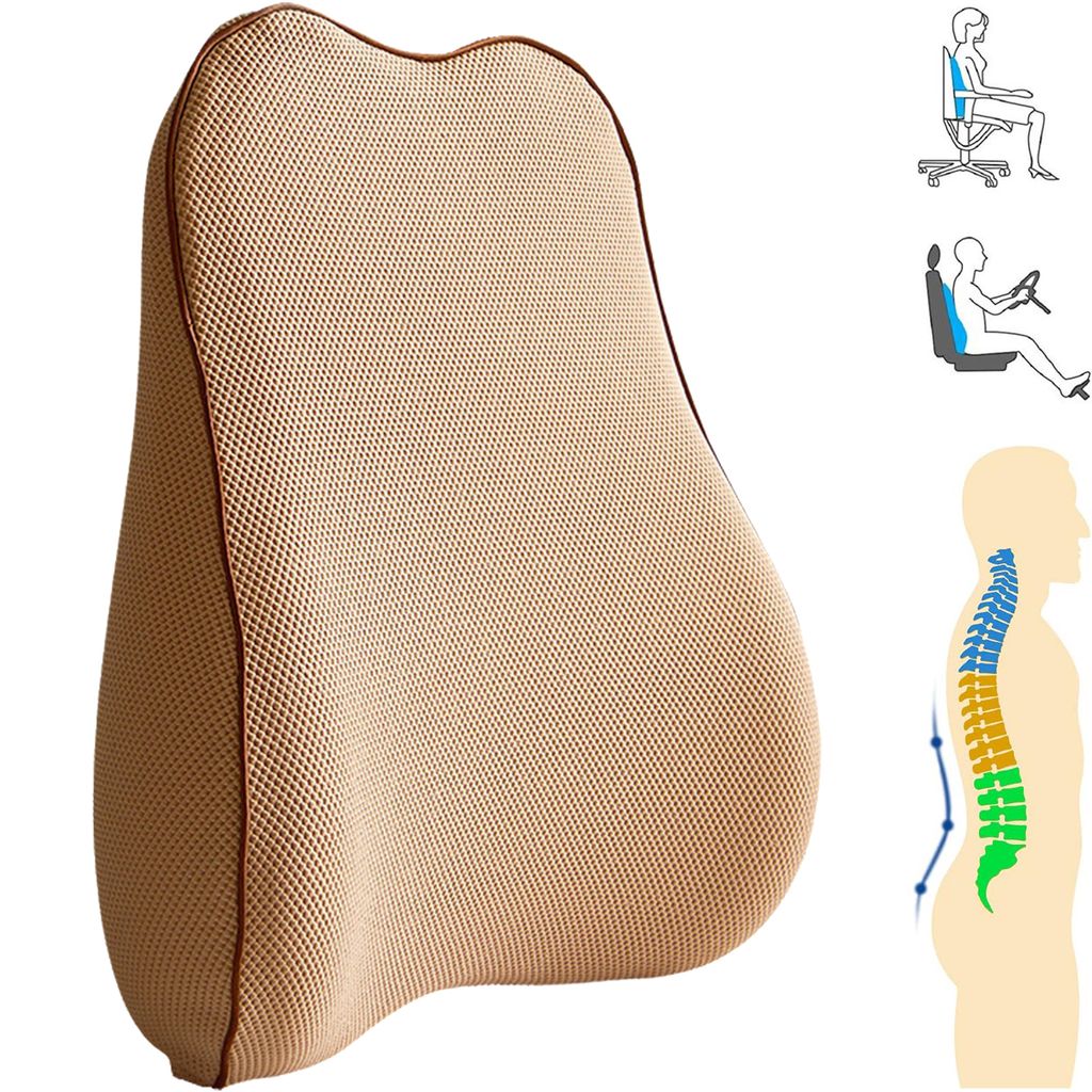 Rückenstützkissen Rückenkissen Ergonomisches Lendenkissen Produktbild 