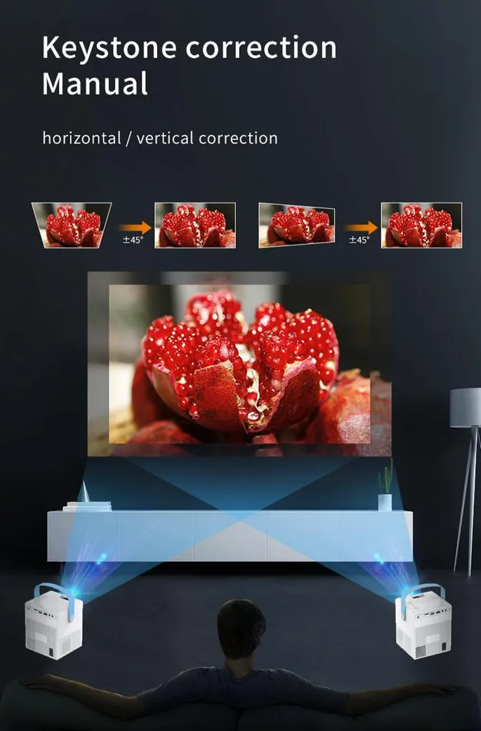Vidéoprojecteur Cinéma Maison CY402 Android - Idéal Streaming & Jeux - 11
