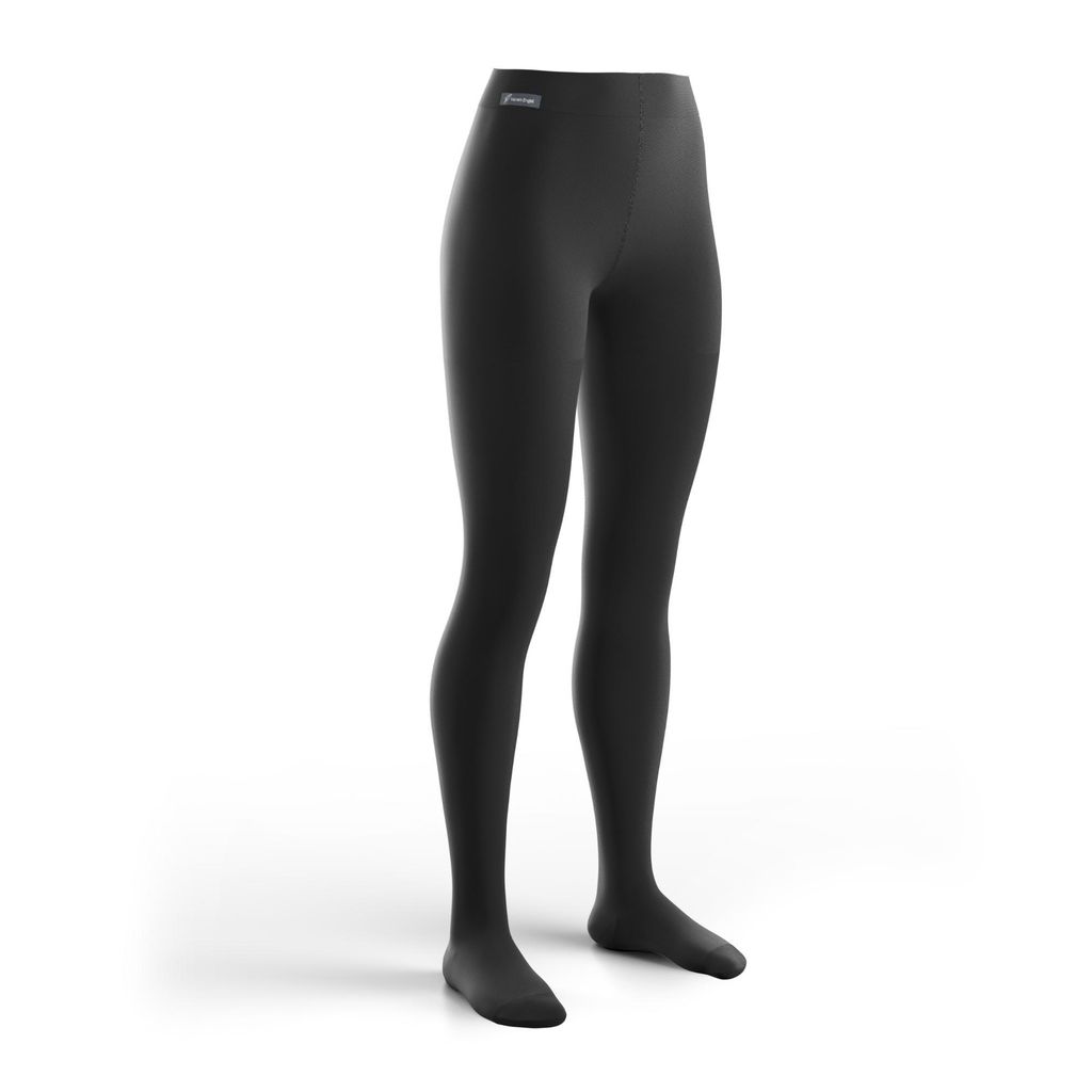 Venen Engel Kompressionsstrumpfhose Black Beauty – Medizinische Kompression Klasse 2 (20–32 mmHg) Größe S