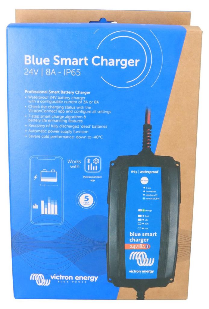 Victron Blue Smart IP65 24/8 Caricabatterie Bluetooth 24V Immagine del prodotto 