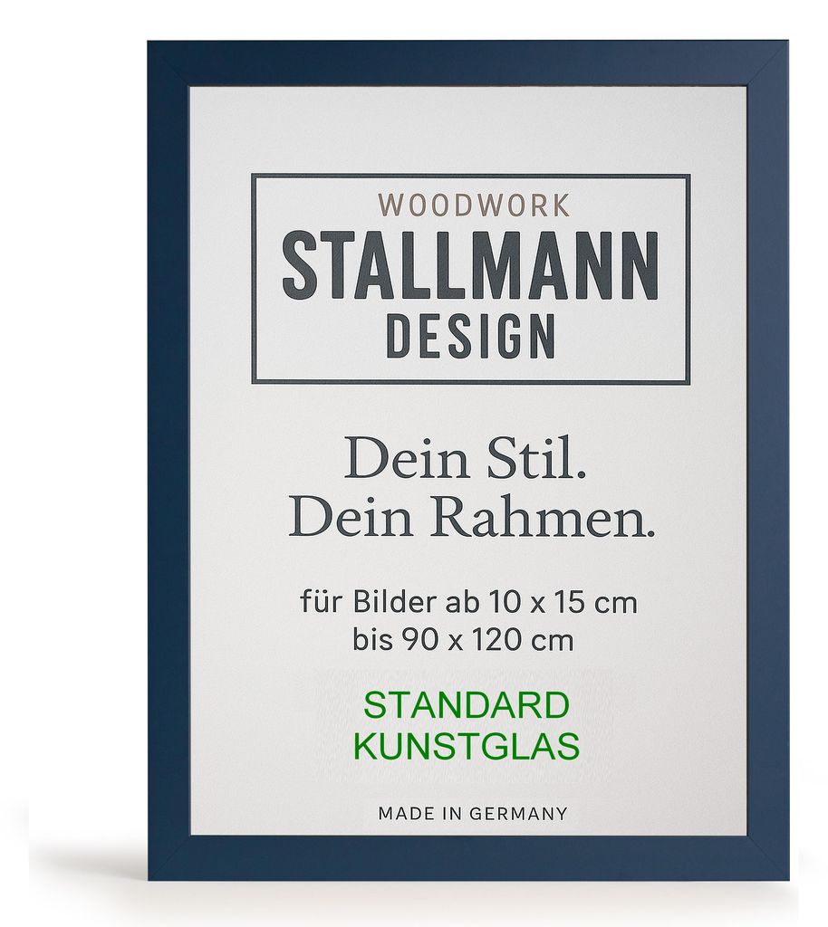 Bilderrahmen |Farbe:Marine Blau|Bildgröße: 75x100 cm|30 mm Produktbild 