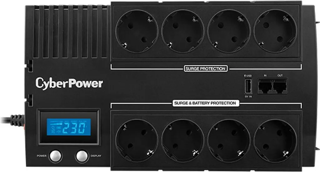 Cyberpower BR1200ELCD Onduleur Line-Interactive 1200VA 720W - 2
