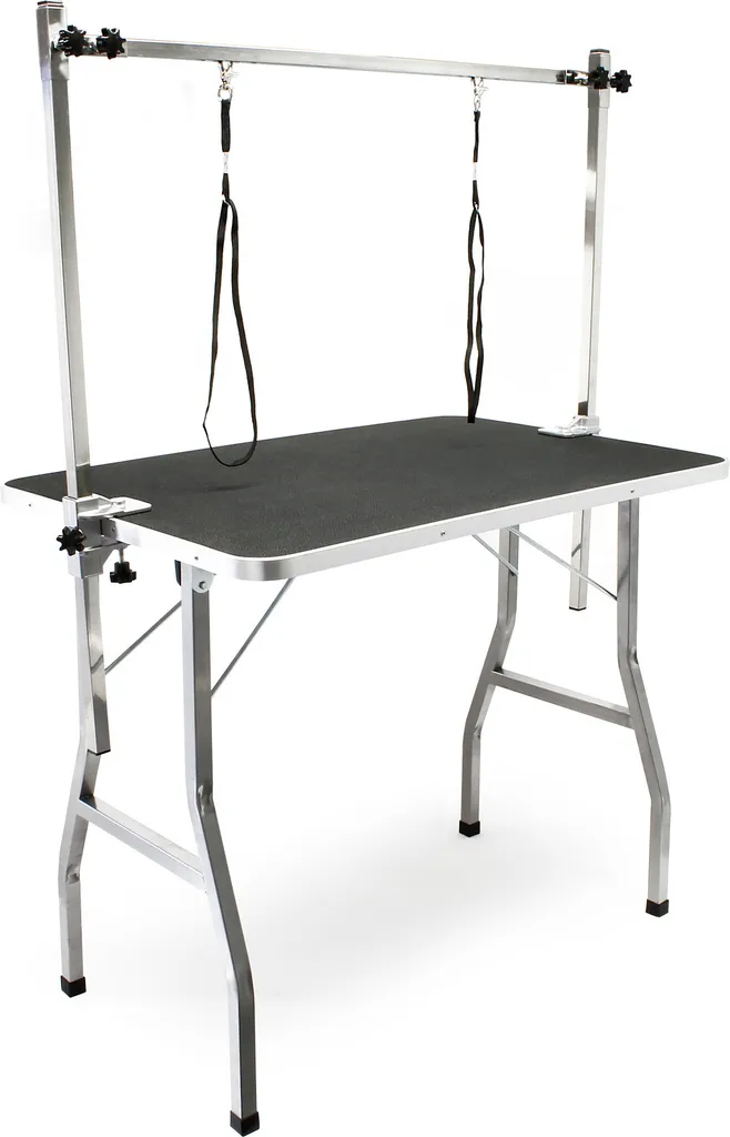 Wiltec Tavolo Tosatura Animali 91x61 cm con Braccio e 2 Passanti