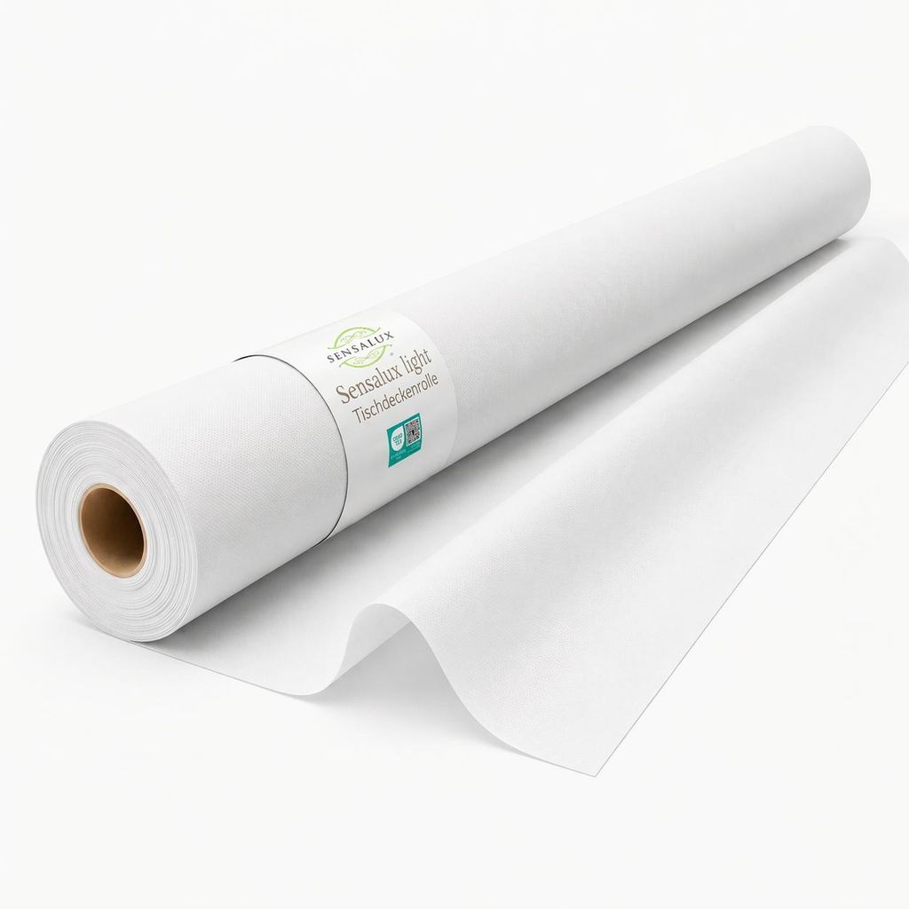 Sensalux light Tischdeckenrolle 1,10m x 25m weiß Produktbild 