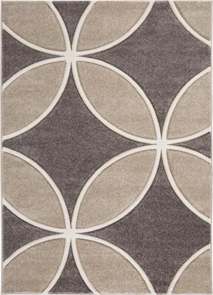 Tapis de salon CURCU motif floral - Idéal pour déco cosy chambre adulte