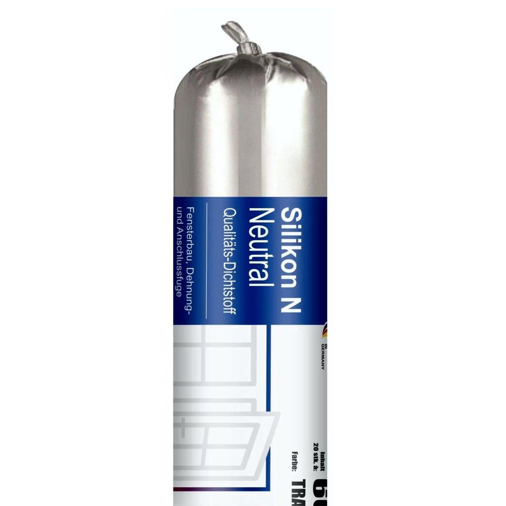 Ravensberger Chemie Silikon N neutralvernetzend 600 ml – Sanitär- & Baudichtstoff für Bad, Küche & Bau, elastisch, für Fugen an Stein, Glas &...