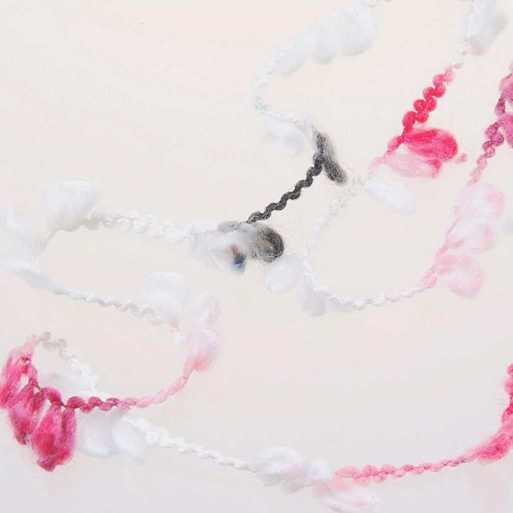 Wollkordel weiß - 15 mm Breite auf 10 m Rolle - 97134 00R