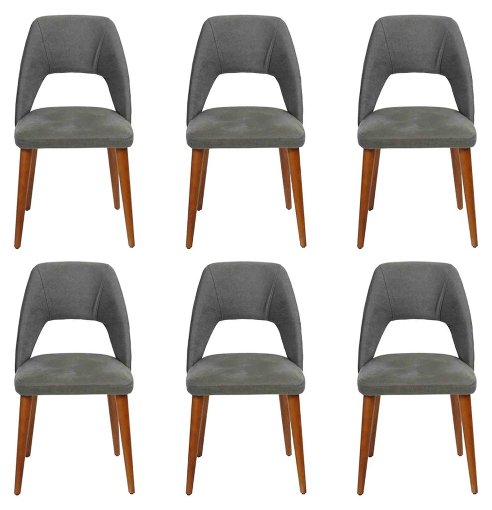Stuhl Designer 6x Stühle Holzstuhl Esszimmerstuhl Luxus Holz Neu Möbel Neu