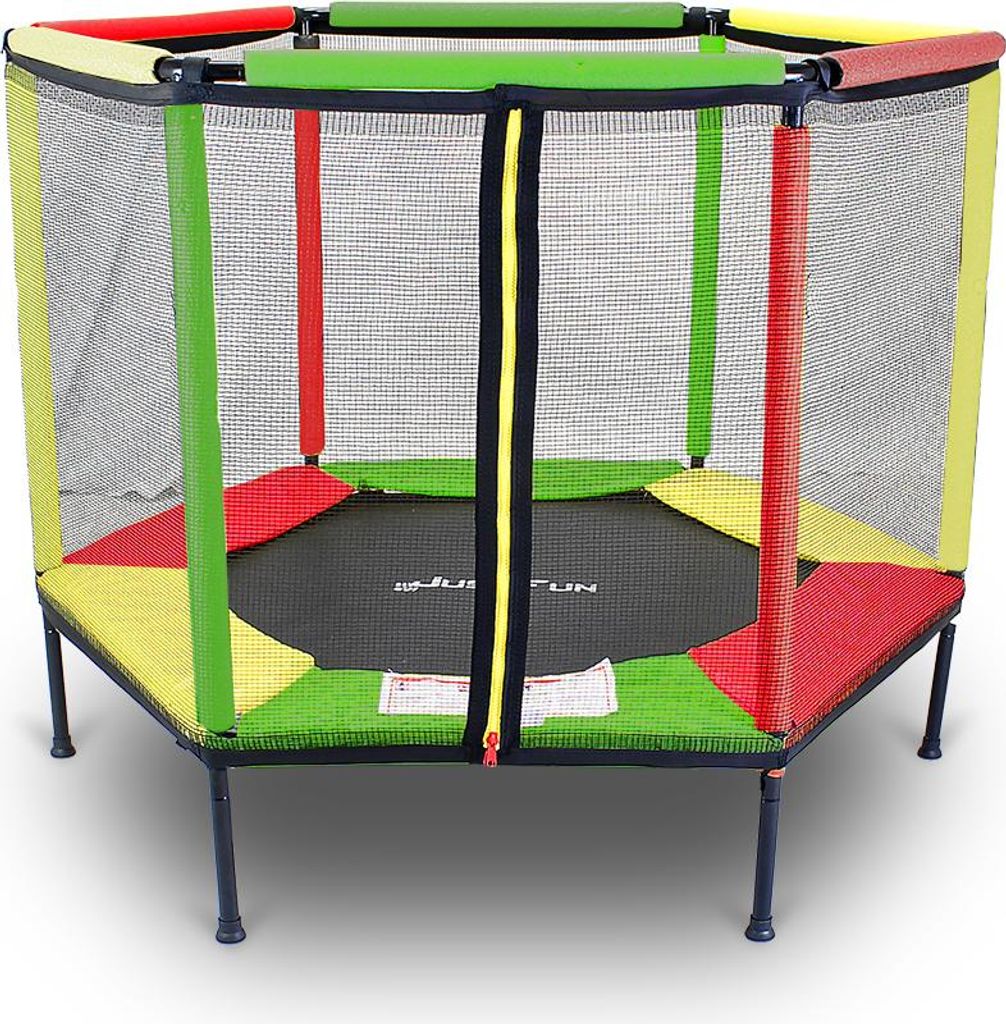 Trampolin-Laufstall für Haus und Garten 140 bunt