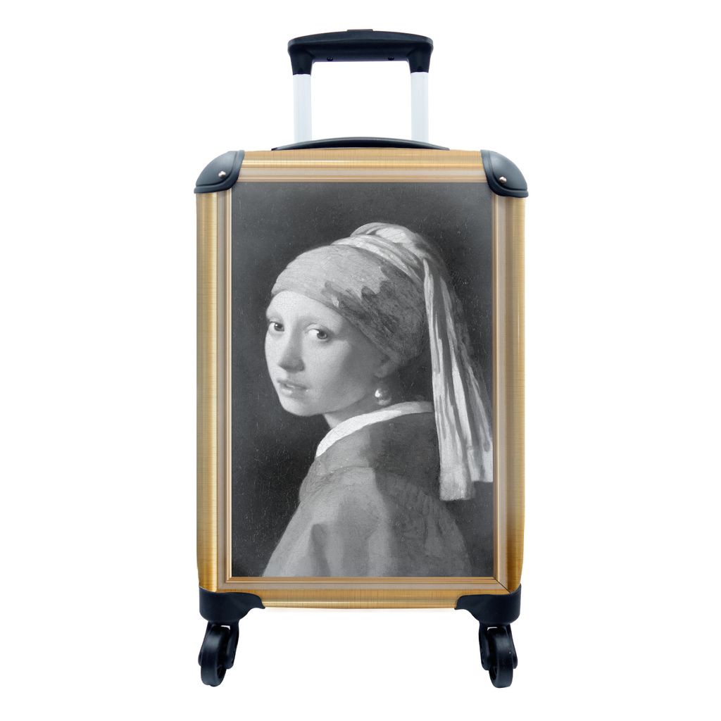 MuchoWow® Koffer Handgepäck Trolley Rollkoffer Kleine Produktbild 