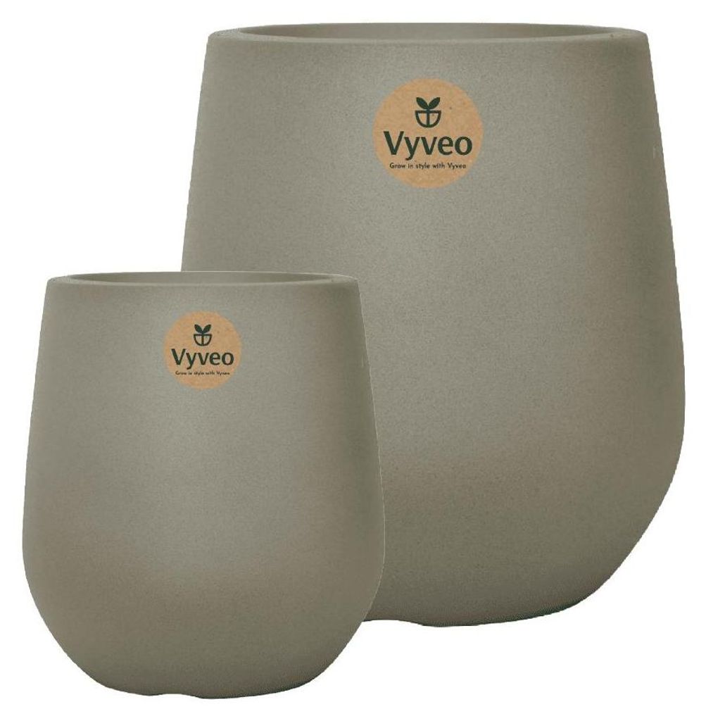Vyveo - Blumentopf Amari - Beige - Set van 2